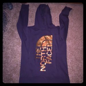 Women’s large dark purple north face hoodie!